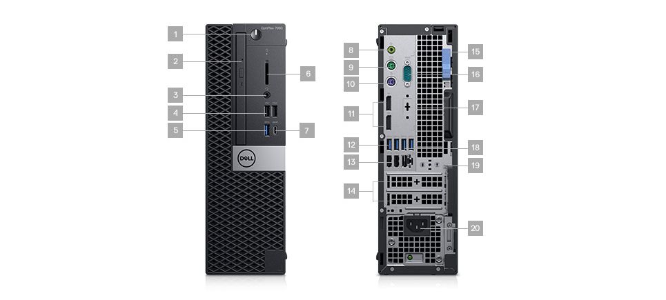 OptiPlex 7060微塔式機和小型機